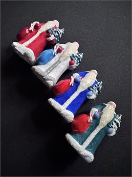 Дед Мороз с зайчиком в мешке 10139